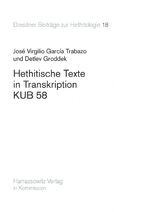 Hethitische Texte in Transkription KUB 58