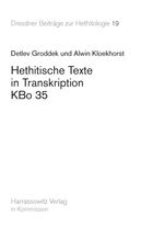 ISBN 9783447052542: Hethitische Texte in Transkription KBo35