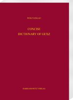 ISBN 9783447062831: Concise Dictionary of Ge¿ez