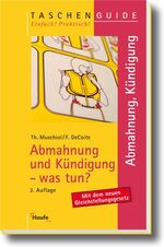 Muschol, Th. und F. DeCoite: Abmahnung u Muschol, Th. und F. DeCoite: Abmahnung u
