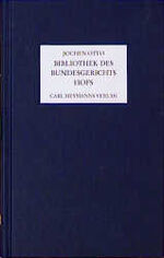 ISBN 9783452234735: Bibliothek des Bundesgerichtshofs