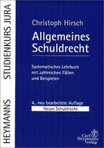 ISBN 9783452249739: Allgemeines Schuldrecht