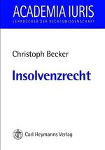 ISBN 9783452258458: Insolvenzrecht