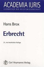 ISBN 9783452258502: Erbrecht