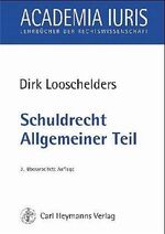 Schuldrecht Allgemeiner Teil