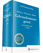 ISBN 9783452280015: Bühring, Gebrauchsmustergesetz - Kommentar