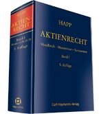 ISBN 9783452289940: Aktienrecht Band I