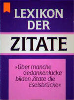 ISBN 9783453055841: Lexikon der Zitate