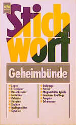 ISBN 9783453056077: Stichwort Geheimbünde.