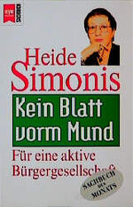 ISBN 9783453141292: Kein Blatt vorm Mund : für eine aktive Bürgergesellschaft Heide Simonis