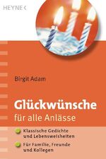 ISBN 9783453869431: glückwünsche für alle anlässe. klassische gedichte und lebensweisheiten. für familie, freunde und kollegen.