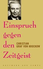 ISBN 9783455093612: Einspruch gegen den Zeitgeist.