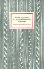 ISBN 9783458084808: Der ausgewählten Gedichte, Teil 2: Ausgew. v. Katharina Kippenberg Rainer Maria Rilke. [Ausgewählt von Katharina Kippenberg]