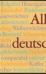 Allgemeines deutsches Reimlexikon, 2 Bde Allgemeines deutsches Reimlexikon, 2 Bde