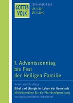 ISBN 9783460266919: Gottes Volk LJ A1/2011: 1. Adventssonntag bis Fest der Heiligen Familie