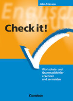 ISBN 9783464310502: Check it! - Wortschatz- und Grammatikfehler erkennen und vermeiden – Practice Book mit eingelegtem Lösungsschlüssel