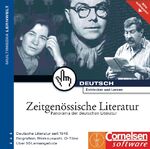 ISBN 9783464602645: Panorama der deutschen Literatur / Zeitgenössische Literatur