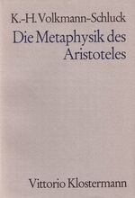 Die Metaphysik des Aristoteles