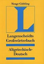 Hermann Menge: Langenscheidt Grosswörter Hermann Menge: Langenscheidt Grosswörter