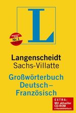 ISBN 9783468021565: Langenscheidt Großwörterbuch Französisch Sachs-Villatte - Buch mit CD-ROM - Deutsch-Französisch