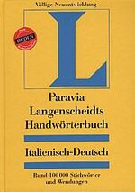 ISBN 9783468041822: Langenscheidts Handwörterbuch, Paravia Handwörterbuch Italienisch