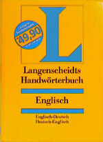 ISBN 9783468051296: Langenscheidts HandwÃ¶rterbuch, Englisch: Englisch-Deutsch / Deutsch-Englisch (Sonderausg.)