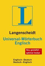 ISBN 9783468181306: Langenscheidt Universal-Wörterbuch Englisch - Englisch-Deutsch/Deutsch-Englisch