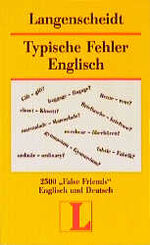 Heinrich Bennemann: Typische Fehler Engl Heinrich Bennemann: Typische Fehler Engl