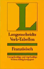 ISBN 9783468341519: Langenscheidt Verb-Tabellen Französisch