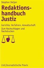 ISBN 9783471773468: Redaktionshandbuch Justiz