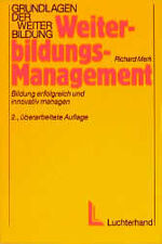 ISBN 9783472021643: Weiterbildungsmanagement. Bildung erfolgreich und innovativ managen.