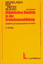 ISBN 9783472031680: Didaktisches Handeln in der Erwachsenenbildung