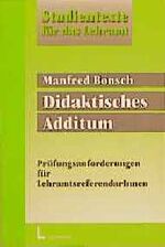 Didaktisches Additum – Prüfungsanforderungen für LehramtsreferendarInnen