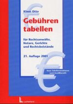 ISBN 9783472047643: Gebührentabellen für Rechtsanwälte, Notare, Gerichte, Gerichtsvollzieher und Rechtsbeistände. Neue Tabellenstrukturen nach KostREuroUG.