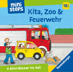 ISBN 9783473302840: ministeps Mein erster Bücher-Würfel: Kita, Zoo und Feuerwehr (Bücher-Set) - ab 18 Monate