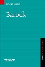 ISBN 9783476017352: Barock – Lehrbuch Germanistik