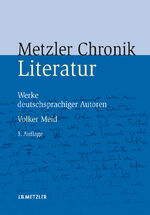 ISBN 9783476021328: Metzler Literatur Chronik