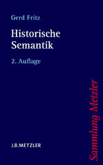 ISBN 9783476123138: Historische Semantik