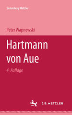 ISBN 9783476988836: Hartmann von Aue