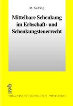 ISBN 9783482521010: Mittelbare Schenkung im Erbschaft- und Schenkungsteuerrecht.