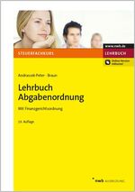 Lehrbuch Abgabenordnung - Mit Finanzgerichtsordnung.