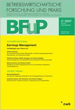 ISBN 9783482573316: Earnings Management – BFuP 2/2007.