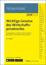 Wichtige Gesetze des Wirtschaftsprivatrechts