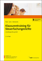 ISBN 9783482646522: Klausurentraining für Steuerfachangestellte | Abschlussprüfung 2024 | Michael Puke (u. a.) | Bundle | 1 Taschenbuch | Deutsch | 2024 | NWB Verlag | EAN 9783482646522