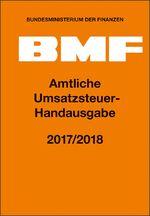 ISBN 9783482661631: Amtliche Umsatzsteuer-Handausgabe 2017/2018