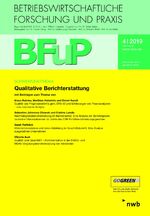 ISBN 9783482669439: Qualitative Berichterstattung - BFuP 4/2019