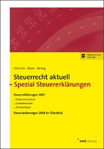 ISBN 9783482674112: Steuerrecht aktuell Spezial Steuererklärungen 2017