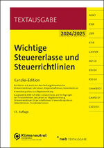 ISBN 9783482683152: Wichtige Steuererlasse und Steuerrichtlinien | Kanzlei-Edition | Bundle | Textausgabe | 1 Taschenbuch | Deutsch | 2024 | NWB Verlag | EAN 9783482683152