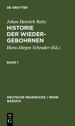 ISBN 9783484160293: Historie Der Wiedergebohrnen