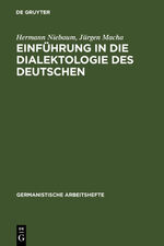 ISBN 9783484260375: Einführung in die Dialektologie des Deutschen